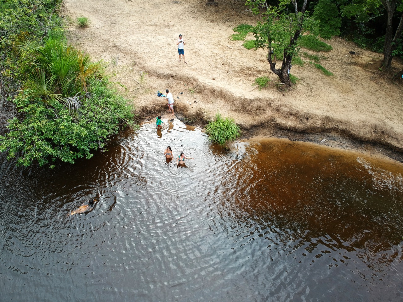 Sítio do Rio Grande visto pelas lentes de um drone